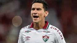Paulo Henrique Ganso, meia do Fluminense, em ação pelo clube - Foto: Thiago Ribeiro/AGIF.