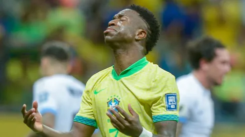 Vini Jr. na Seleção Brasileira. Foto: Jhony Pinho/AGIF