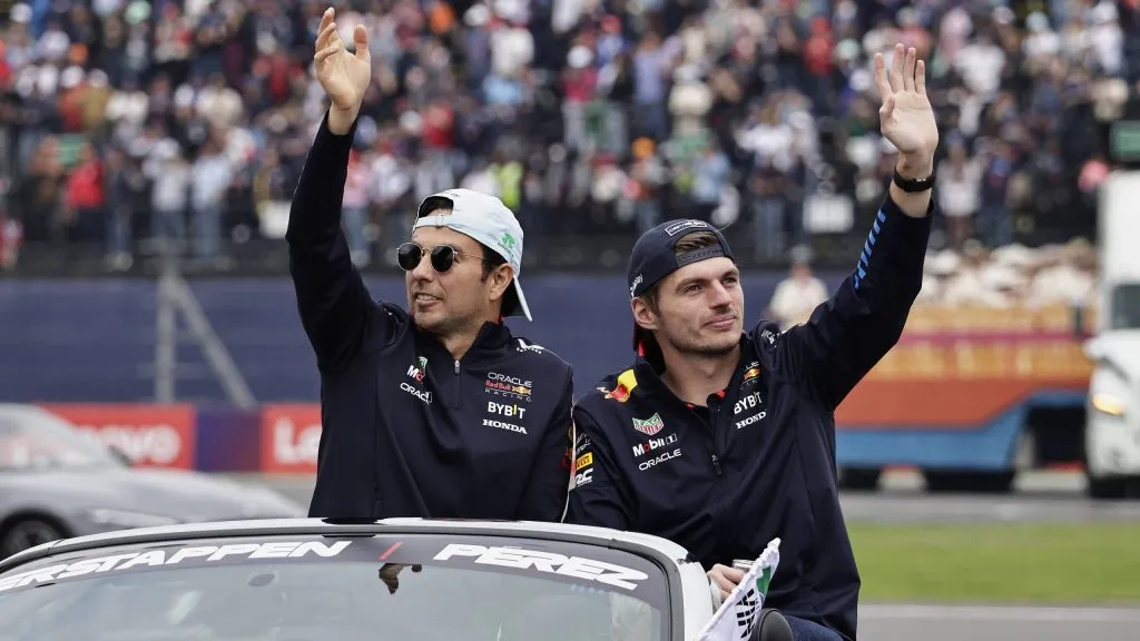 Verstappen e Pérez no GP do México