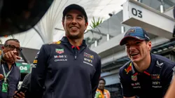 Pérez e Verstappen no GP de São Paulo