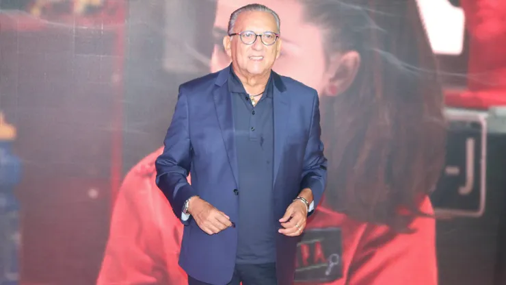 Galvão Bueno em evento da Globo