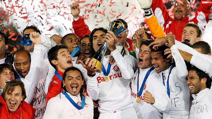 Internacional campeão do Mundial de Clubes da Fifa em 2006. Foto: Junko Kimura/Getty Images