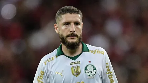 Zé Rafael jogador do Palmeiras durante partida contra o Flamengo no estadio Maracana pelo campeonato Brasileiro A 2024 - Foto: Thiago Ribeiro/AGIF