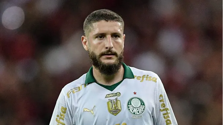 Zé Rafael jogador do Palmeiras durante partida contra o Flamengo no estadio Maracana pelo campeonato Brasileiro A 2024 - Foto: Thiago Ribeiro/AGIF