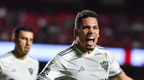 São Paulo FC x Atlético MG SÃO PAULO, SP - 23.11.2024: SÃO PAULO FC X ATLÉTICO MG - Paulinho, Atlético Mineiro player celebrates the second goal during the match between São Paulo FC x Atlético MG, valid for the thirty-fifth round of the 2024 Brazilian Championship, this Saturday, 23 at Morumbis, SP. Photo: Roberto Casimiro/Fotoarena x2655317x PUBLICATIONxNOTxINxBRA RobertoxCasimiro