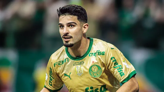 Flaco Lopez , durante a partida entre Palmeiras e Criciuma , valido pela 26* rodada do campeonato brasileiro, realizado no Allianz Parque, neste Domingo15. Sao Paulo Brasil Copyright: xAbraaoxSoaresx