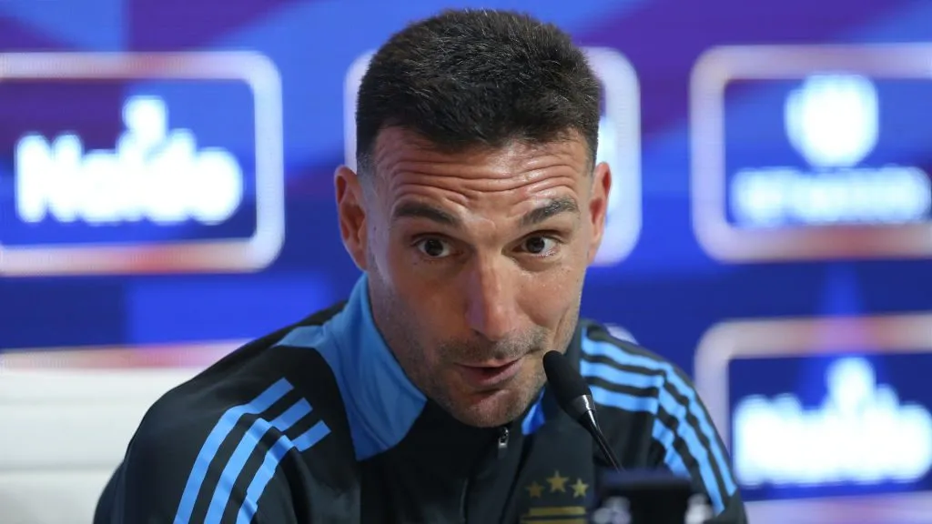 Lionel Scaloni, técnico da Argentina. Foto: Daniel Jayo/Getty Images