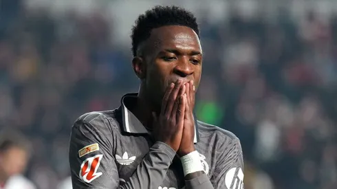 Vini Jr. pelo Real Madrid em 2024. Foto: Angel Martinez/Getty Images