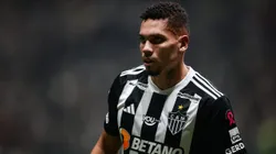 Paulinho jogador do Atletico-MG durante partida contra o Gremio no estadio Arena MRV pelo campeonato Brasileiro A 2024. Foto: Gilson Lobo/AGIF