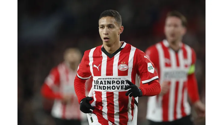 EINDHOVEN - Mauro Junior of PSV Eindhoven during the UEFA Champions league match between PSV Eindhoven and Shakhtar Donetsk at Phillips Stadium on Nov. 27, 2024 in Eindhoven, Netherlands. ANP Hollandse Hoogte BART STOUTJESDIJK UEFA Champions League 2024/25 League Phase MD5 2024/25 xVIxANPxSportx/xBartxStoutjesdijkxIVx 514976958 originalFilename: 514976958.jpg