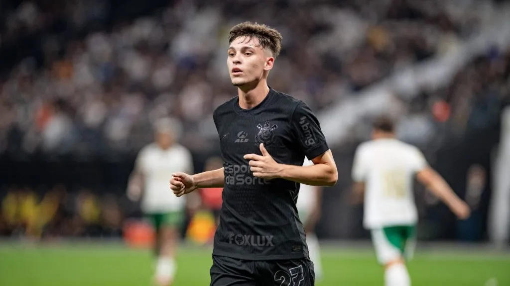 Breno Bidon em partida pelo Corinthians contra o Palmeiras. Foto: Riquelve Nata/SPP