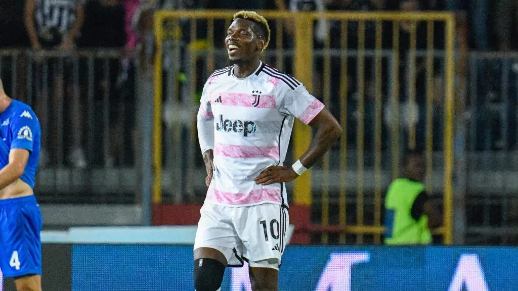 Pogba durante partida. Foto: IMAGO/ABACAPRESS