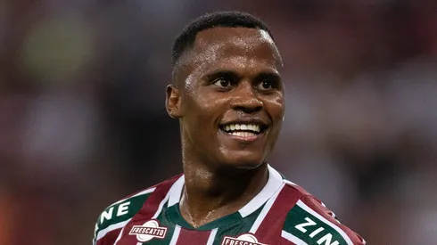 Arias durante jogo do Fluminense no Brasileirão 2024.