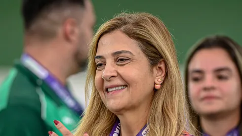 Leila durante partida do time feminino em Campinas.