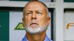 Mano Menezes durante partida entre Palmeiras e Fluminense, no Allianz Parque, pelo Campeonato Brasileiro.