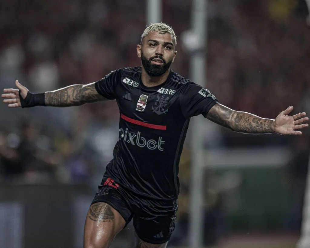 Gabigol encerra bela passagem pelo Flamengo. Foto: Talita Gouvêa/AGIF