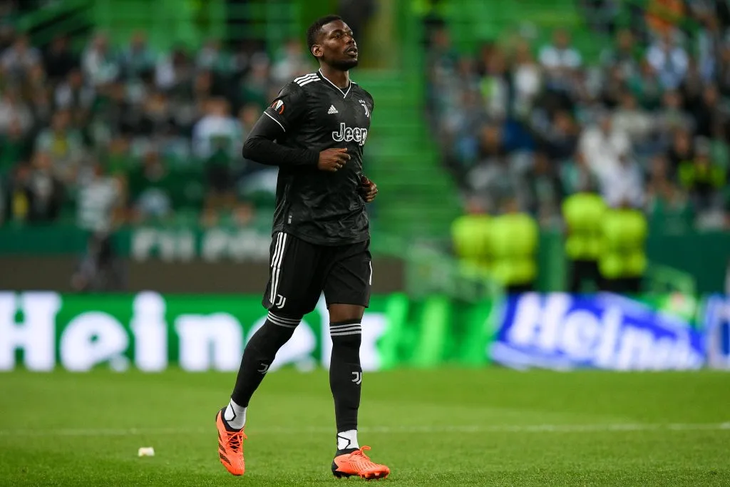 Pogba em partida pela UEFA Europa League. Photo by Octavio Passos/Getty Images