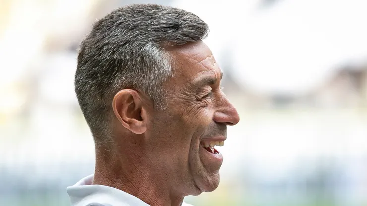 Pedro Caixinha durante partida entre Atlético-MG e Red Bull Bragantino, na Arena MRV, pelo Campeonato Brasileiro.
