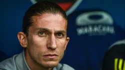 Filipe Luís, técnico do Flamengo, no Maracanã