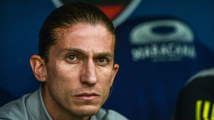 Filipe Luís, técnico do Flamengo, no Maracanã