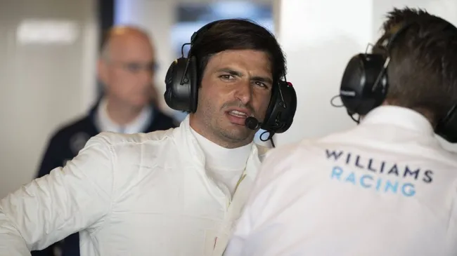 Sainz em teste pela Williams