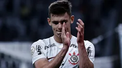 Gabriel Moscardo durante partida entre Corinthians e Atlético-MG, na Neo Química Arena, pelo Brasileirão 2023.