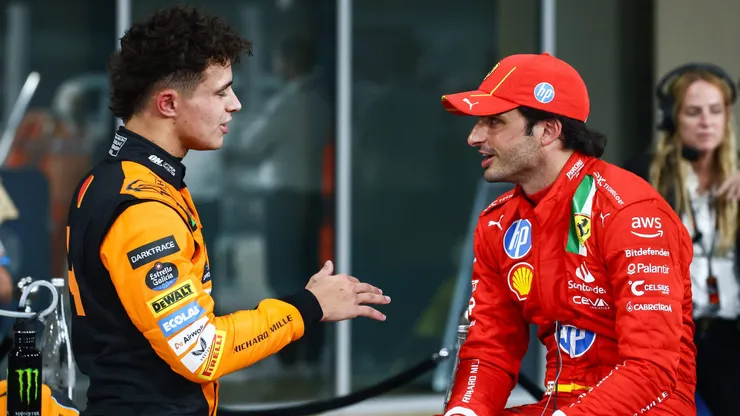 Sainz e Norris em Abu Dhabi