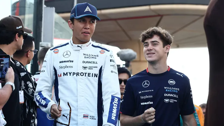 Albon e Colapinto em Abu Dhabi