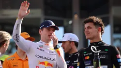 Verstappen e Norris em Abu Dhabi
