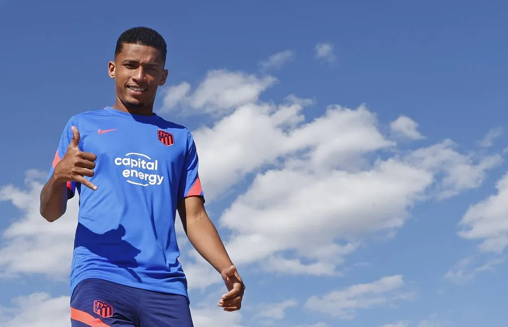 Marcos Paulo durante treino no Atlético de Madrid. Foto: Imago/IMAGES
