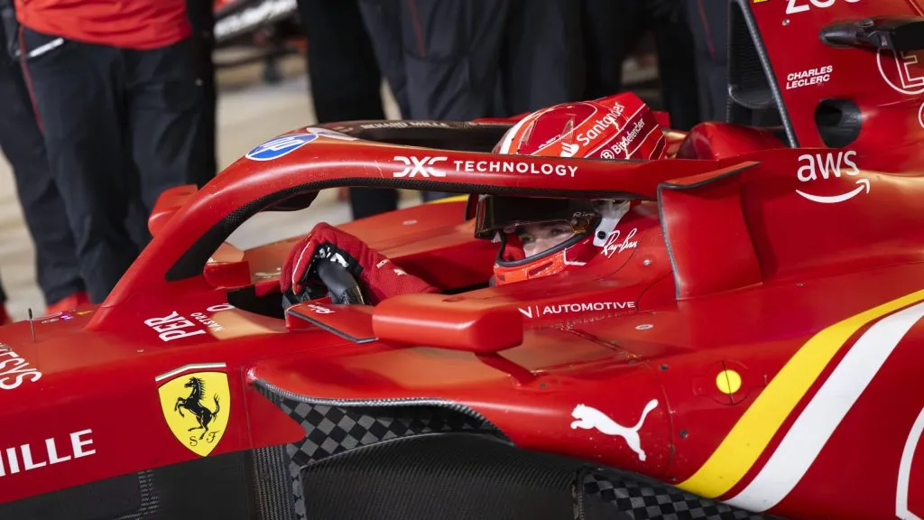 Leclerc em Abu Dhabi