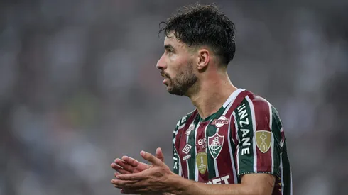 RJ - RIO DE JANEIRO - 20/08/2024 - COPA LIBERTADORES 2024, FLUMINENSE X GREMIO - Martinelli jogador do Fluminense durante partida contra o Gremio no estadio Maracana pelo campeonato Copa Libertadores 2024. Foto: Thiago Ribeiro/AGIF