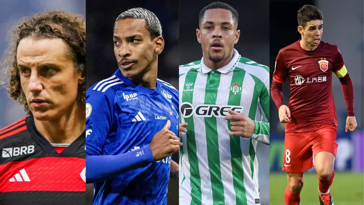 Saiba de todas as novidades sobre chegadas e saídas nos times brasileiros nesta janela de transferências. Fotos: IMAGO