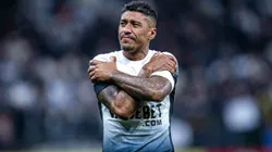 SP - SAO PAULO - 28/05/2024 - COPA SUL-AMERICANA 2024, CORINTHIANS X RACING-URU - Paulinho jogador do Corinthians durante partida contra o Racing-URU no estadio Arena Corinthians pelo campeonato Copa Sul-Americana 2024. Foto: Leonardo Lima/AGIF