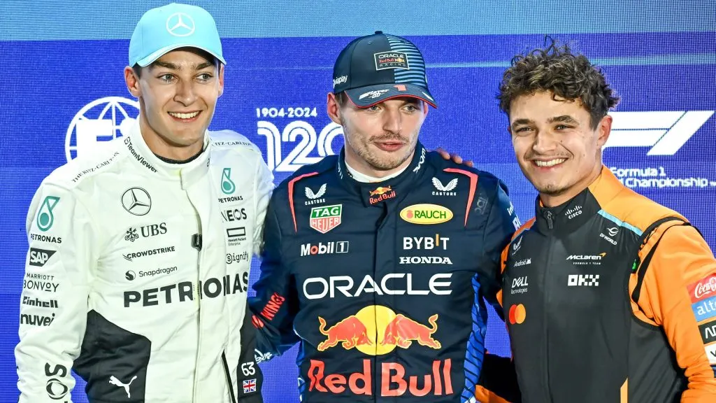 Russell, Norris e Verstappen no Catar