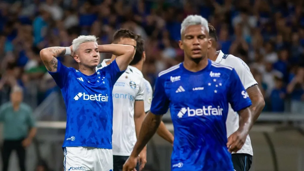 Cruzeiro no Brasileirão. Foto: Fernando Moreno/AGIF