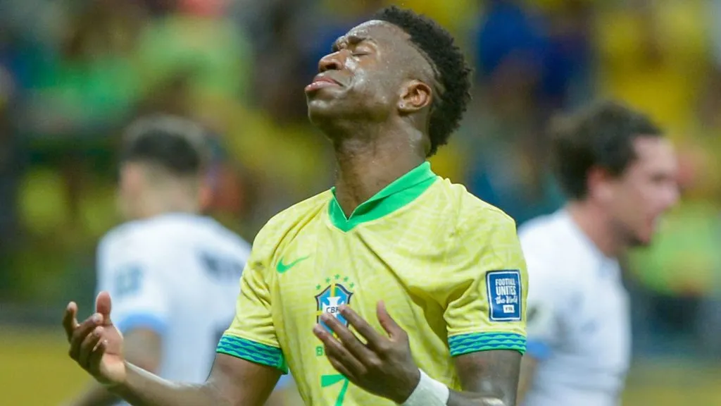 Vini Jr. nas Eliminatorias Copa Do Mundo 2026. Foto: Jhony Pinho/AGIF