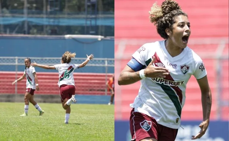 Meninas de Xerém, intensificam treinos para encarar o Santos na última fase de grupos da Copinha Feminina. Foto: Henrique Barreto/Fluminense