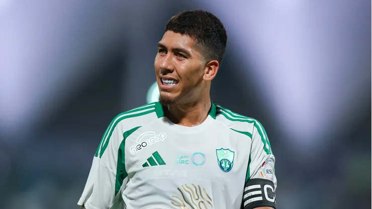 Roberto Firmino, atacante do Al Ahli, da Arábia Saudita. Foto: Yasser Bakhsh/Getty Images