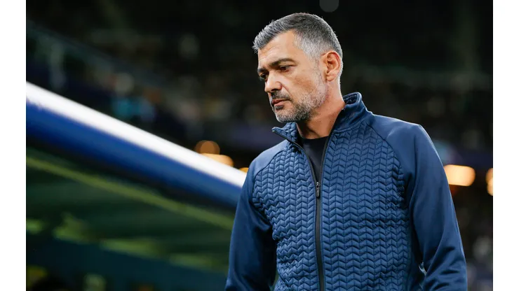 Treinador português durante jogo pelo Porto. Photo by Selim Sudheimer/Getty Images