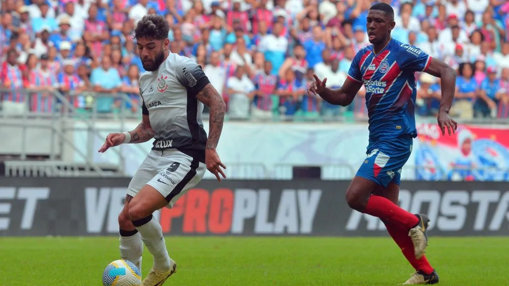 Corinthians venceu o Bahia na Fonte Nova - Foto: Walmir Cirne/AGIF.