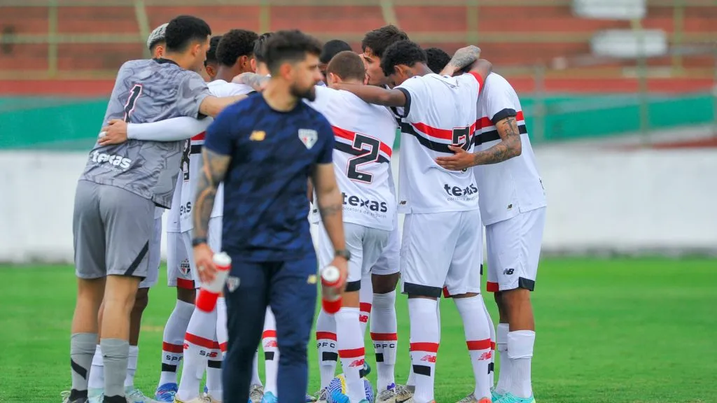 Sub-20 do São Paulo. Foto: Jhony Pinho/AGIF