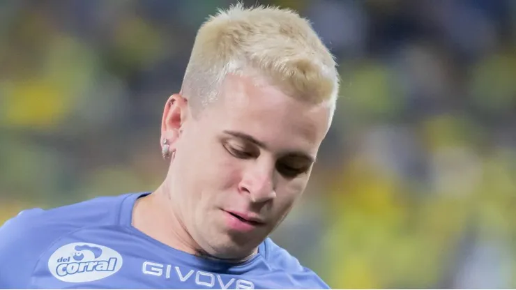 Soteldo durante jogo das Eliminatórias pela Venezuela.