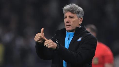 SP - SAO PAULO - 31/07/2024 - COPA DO BRASIL 2024, CORINTHIANS X GREMIO - Renato Portaluppi tecnico do Gremio durante partida contra o Corinthians no estadio Arena Corinthians pelo campeonato Copa Do Brasil 2024. Foto: Ettore Chiereguini/AGIF