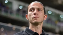 Filipe Luís durante partida entre Cruzeiro e Flamengo, no Estádio Independência, pelo Campeonato Brasileiro.
