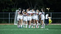 Jogadoras do São Paulo se preparam para duelo contra o Internacional na Copinha Feminina, que terminou em derrota vitória das Gurias Coloradas