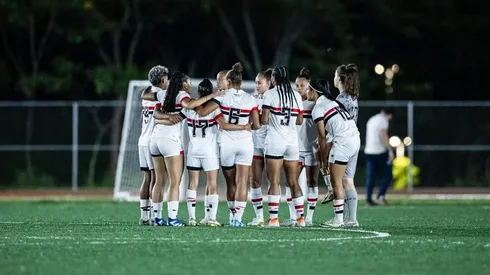 Jogadoras do São Paulo se preparam para duelo contra o Internacional na Copinha Feminina, que terminou em derrota vitória das Gurias Coloradas