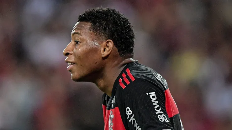 Gonzalo Plata, atacante da Seleção Equatoriana e do Flamengo - Foto: Thiago Ribeiro/AGIF