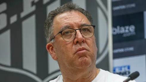 Marcelo Teixeira, presidente do Peixe, em coletiva de imprensa.