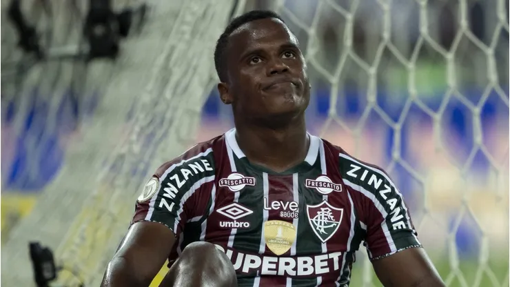 Arias é jogador do Fluminense e tem propostas para sair. Foto: Jorge Rodrigues/AGIF